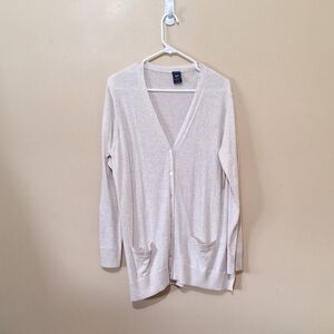 Gap Beige Cotton Cardigan